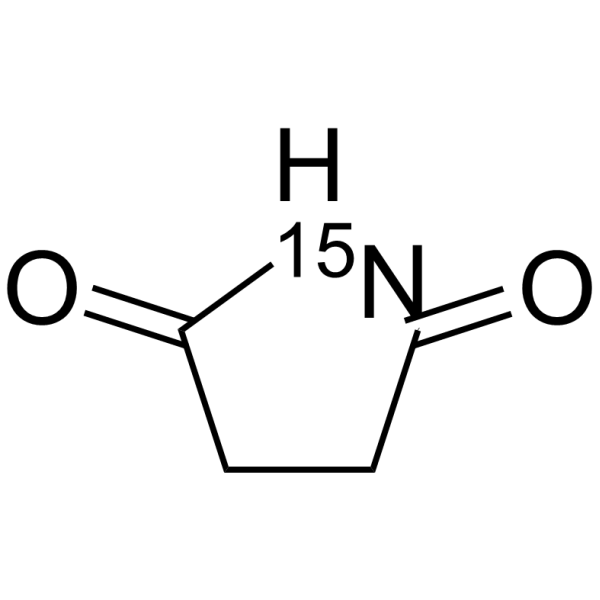 Succinimide 15N  Chemical Structure