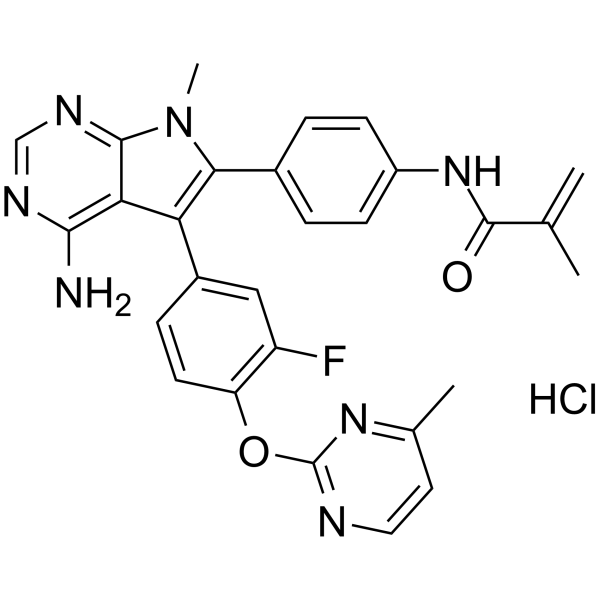 FGFR2-IN-3 hydrochloride 化学構造