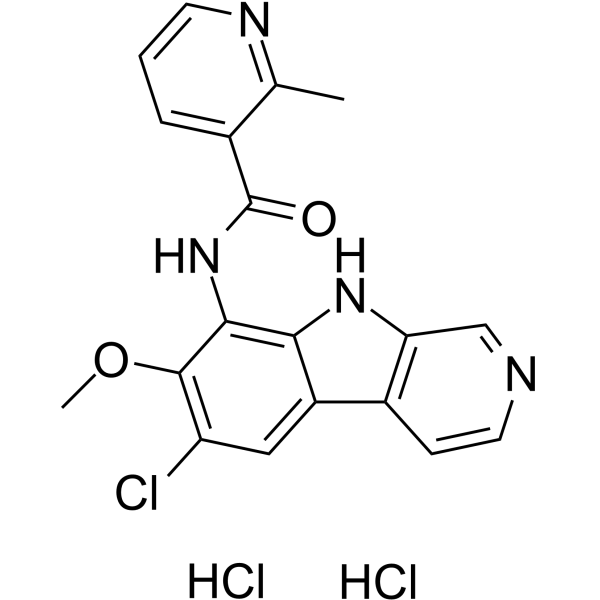 MLN120B dihydrochloride التركيب الكيميائي