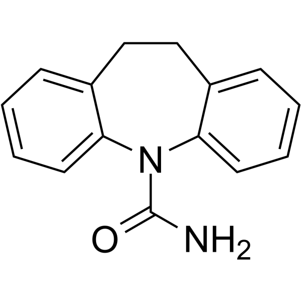 10,11-Dihydrocarbamazepine 化学構造