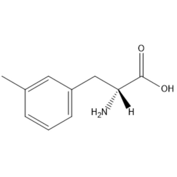 (R)-2-Amino-3-(m-tolyl)propanoic acid 化学構造
