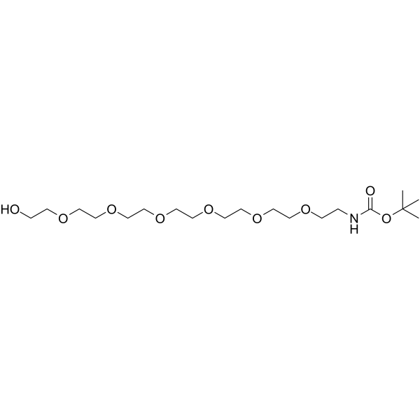 N-Boc-PEG7-alcohol  Chemical Structure