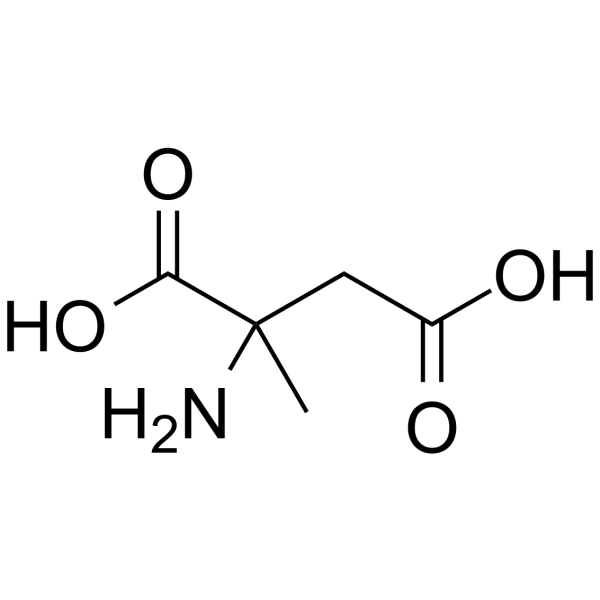 α-Methyl-DL-aspartic acid  Chemical Structure