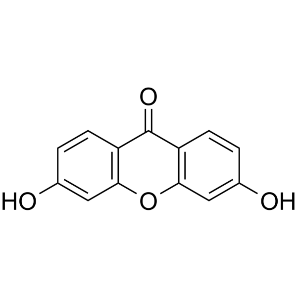 3,6-Dihydroxyxanthone  Chemical Structure