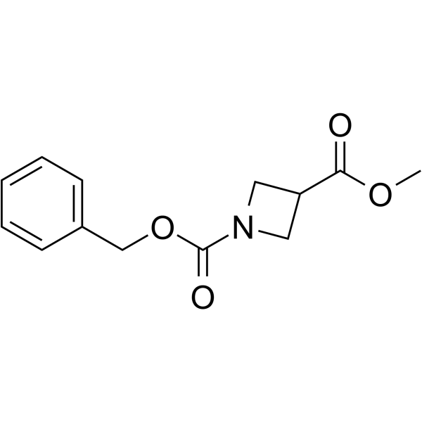 Methyl 1-Cbz-azetidine-3-carboxylate  Chemical Structure