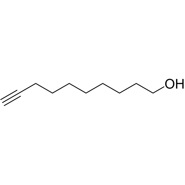 9-Decyn-1-ol 化学構造