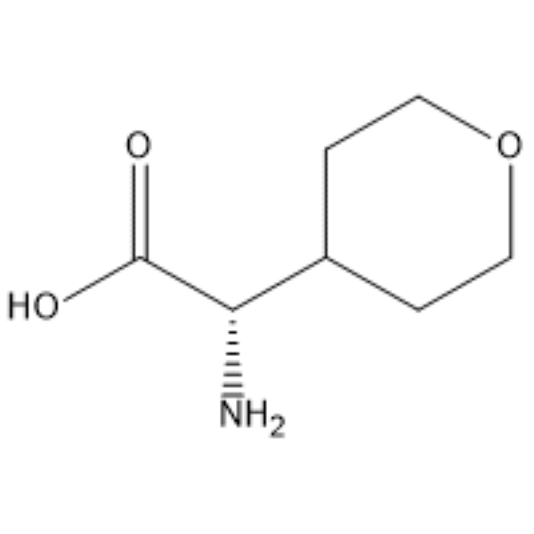 (S)-2-Amino-2-(tetrahydro-2H-pyran-4-yl)ethanoic acid Chemical Structure