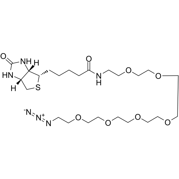 Biotin-PEG6-azide  Chemical Structure