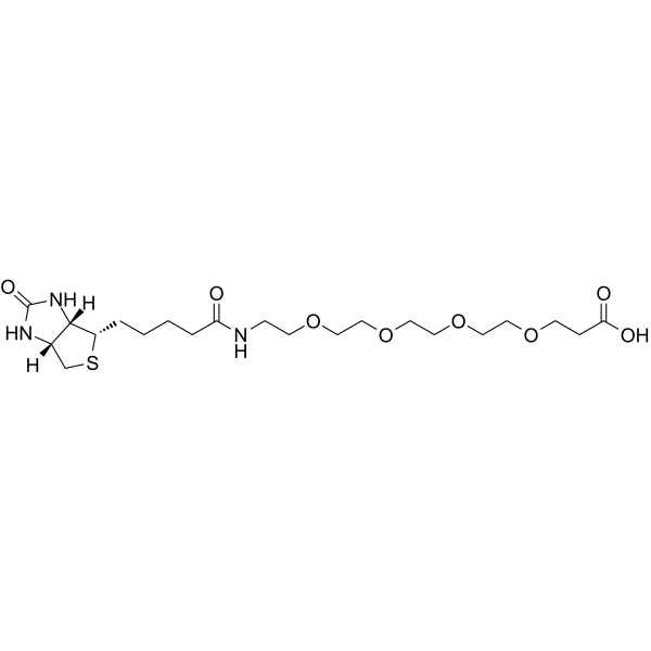 Biotin-PEG4-acid  Chemical Structure
