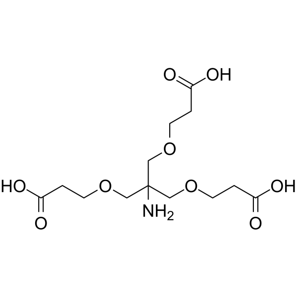 Amino-Tri-(carboxyethoxymethyl)-methane  Chemical Structure