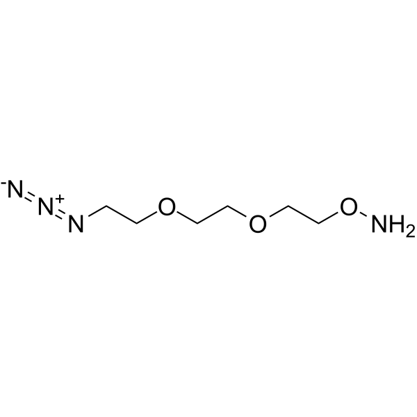 Aminooxy-PEG2-azide  Chemical Structure