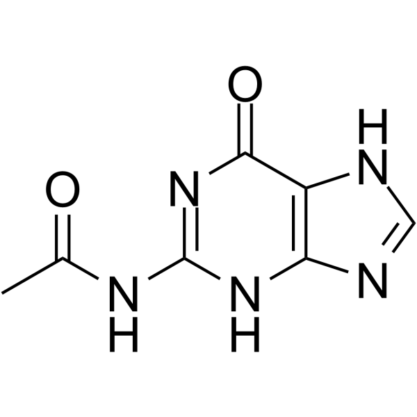 N2-Acetylguanine  Chemical Structure