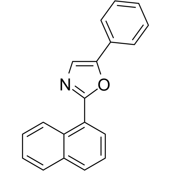 2-(Naphthalen-1-yl)-5-phenyloxazole Chemische Struktur