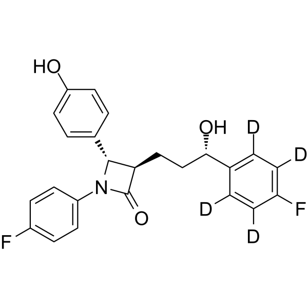 Ezetimibe-d4-1  Chemical Structure