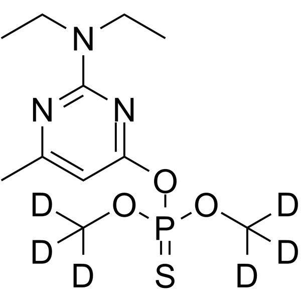 Pirimiphos-methyl-d6  Chemical Structure