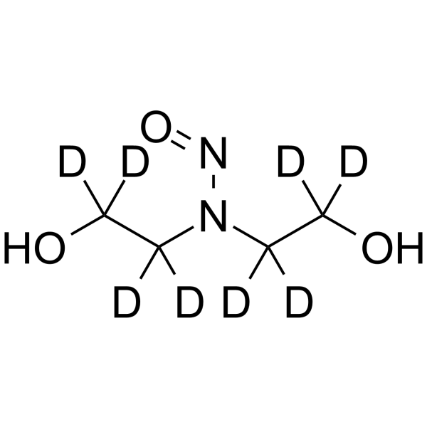 N-Nitrosodiethanolamine-d8 Chemical Structure
