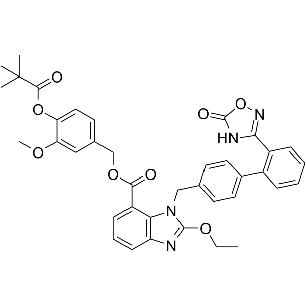 Azilsartan mopivabil  Chemical Structure