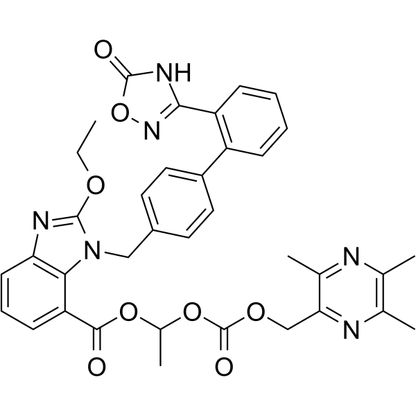 Azilsartan mepixetil  Chemical Structure