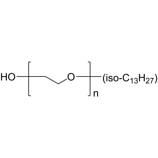 Polyethylene glycol monoisotridecyl ether  Chemical Structure