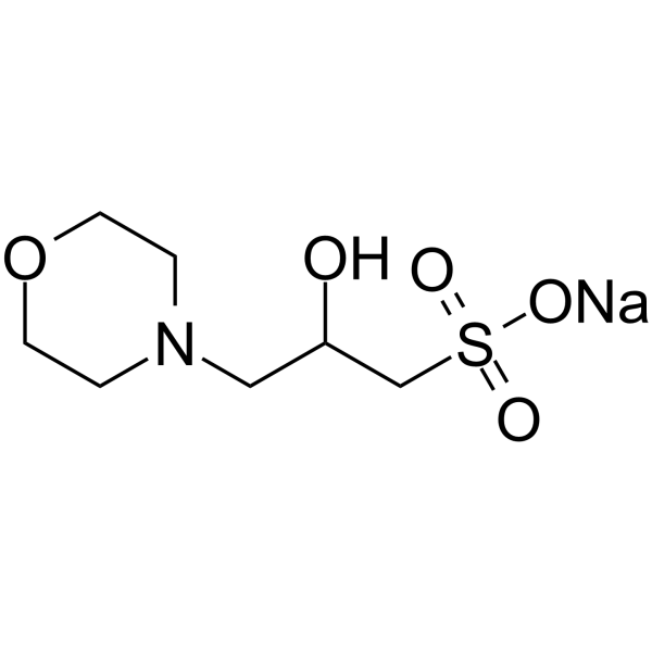 MOPSO sodium  Chemical Structure