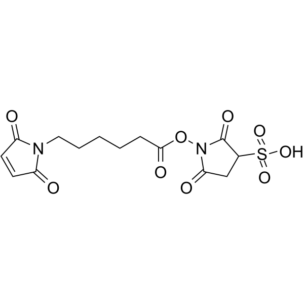 6-Maleimidocaproic acid sulfo-NHS 化学構造