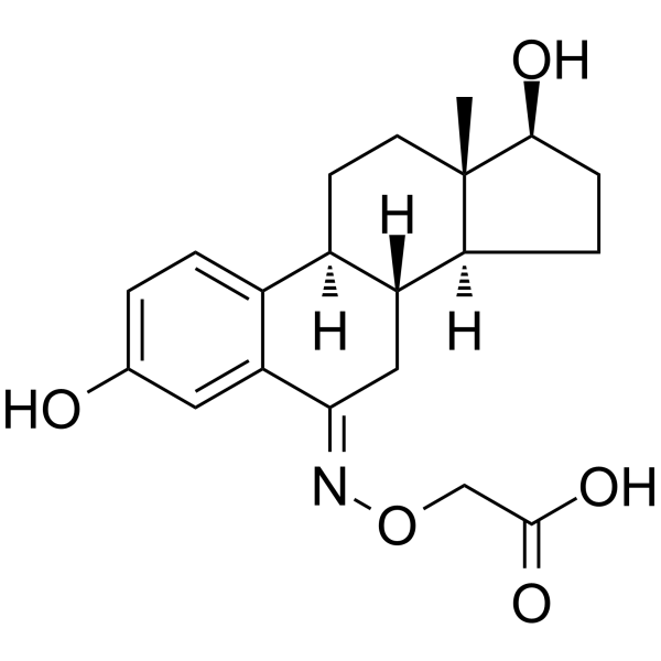 β-Estradiol-6-one 6-(O-carboxymethyloxime)  Chemical Structure