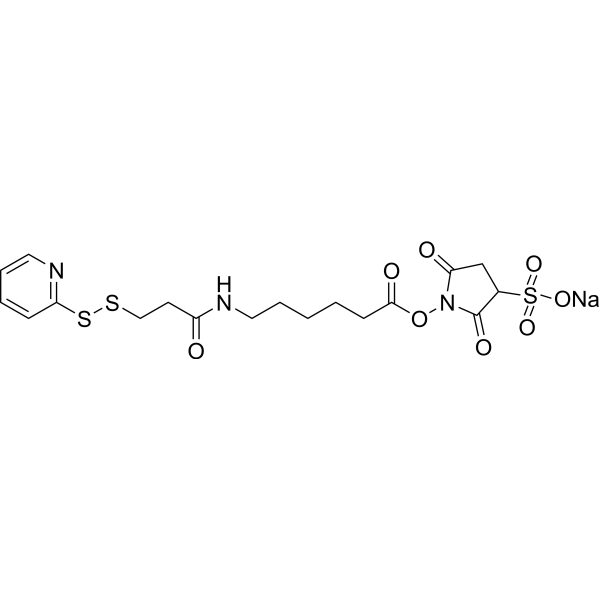 Sulfo-SPDP-C6-NHS sodium 化学構造