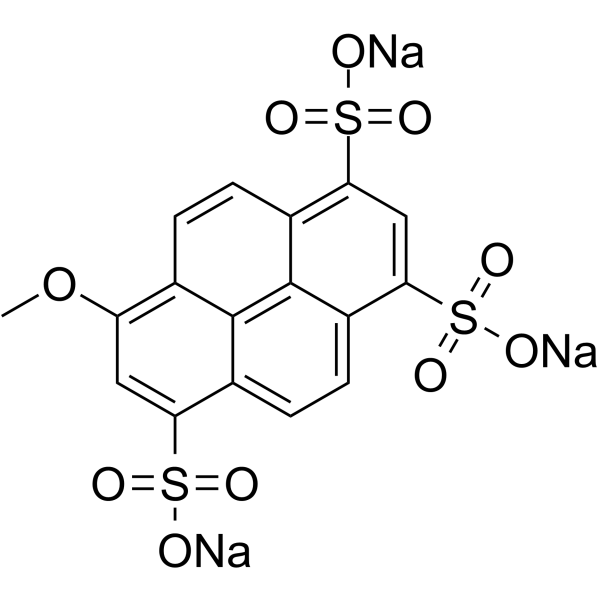 8-Methoxypyrene-1,3,6-trisulfonate trisodium  Chemical Structure
