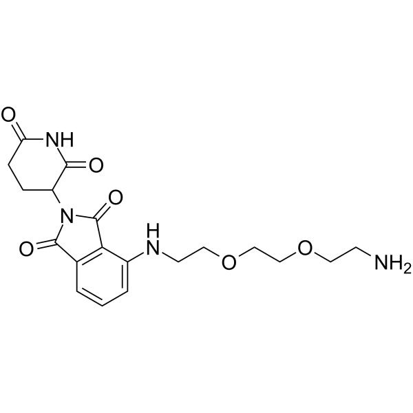 Thalidomide-PEG2-C2-NH2  Chemical Structure