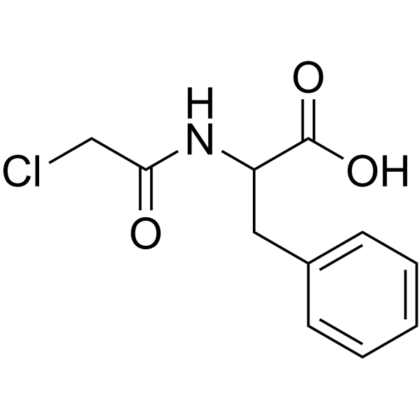 N-Chloroacetyl-DL-phenylalanine Chemical Structure