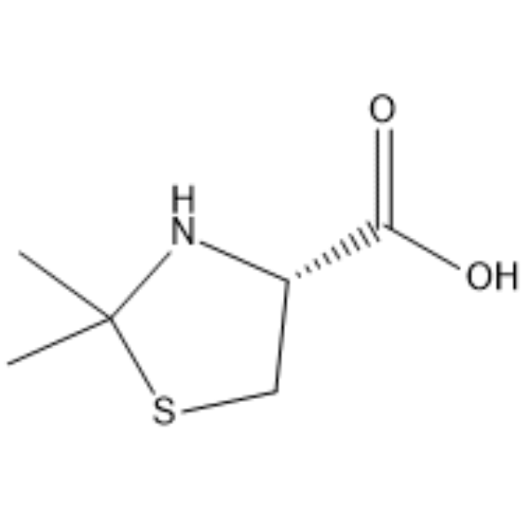(4R)-2,2-Dimethyl-4-thiazolidinecarboxylic Acid التركيب الكيميائي