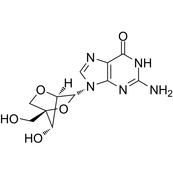 2'-O,4'-C-Methyleneguanosine  Chemical Structure