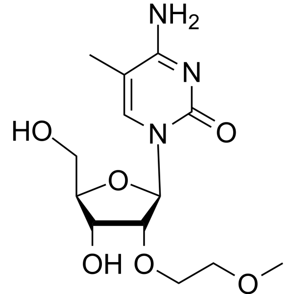 2'-O-MOE-5-Me-rC  Chemical Structure