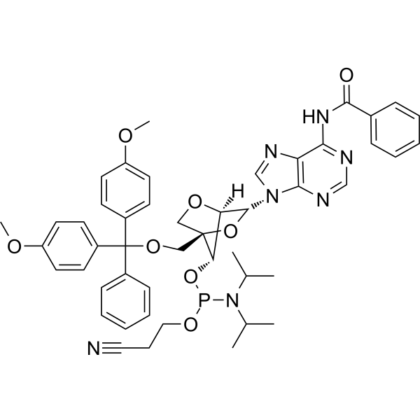 LNA-A(Bz) amidite  Chemical Structure