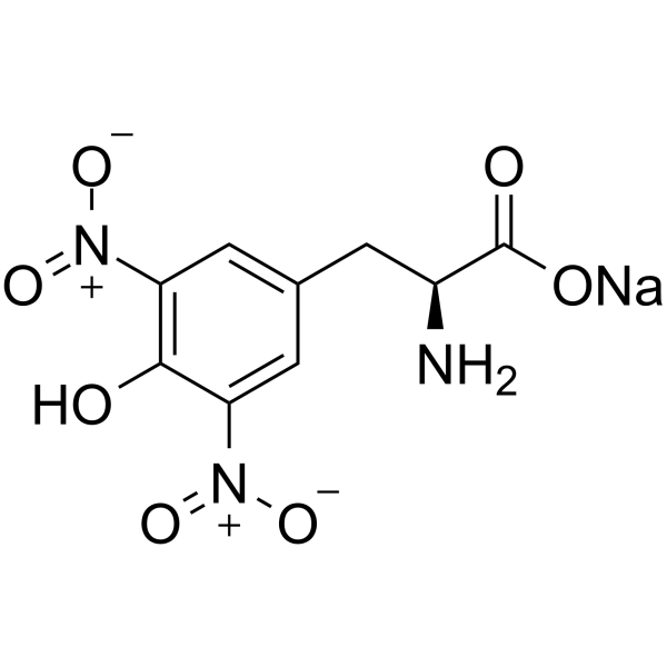 3,5-Dinitro-L-tyrosine sodium  Chemical Structure