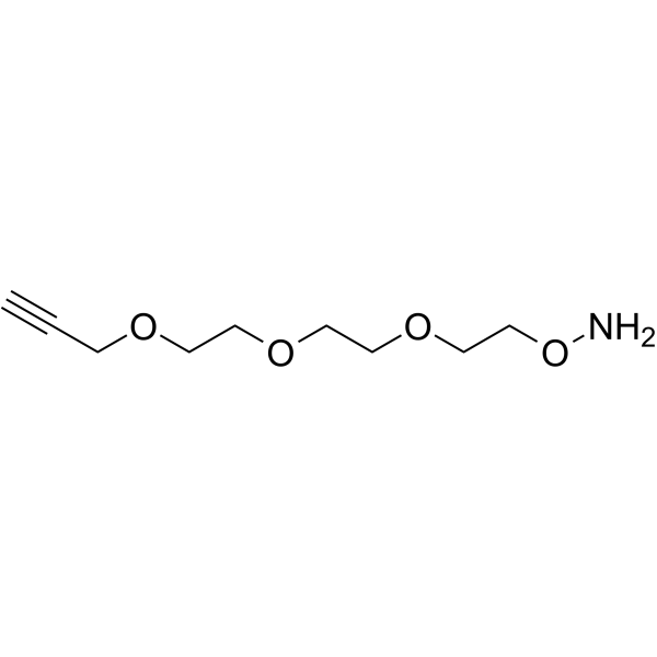 Aminooxy-PEG3-propargyl  Chemical Structure