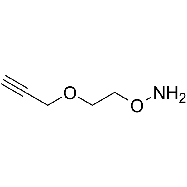 Aminooxy-PEG1-propargyl  Chemical Structure
