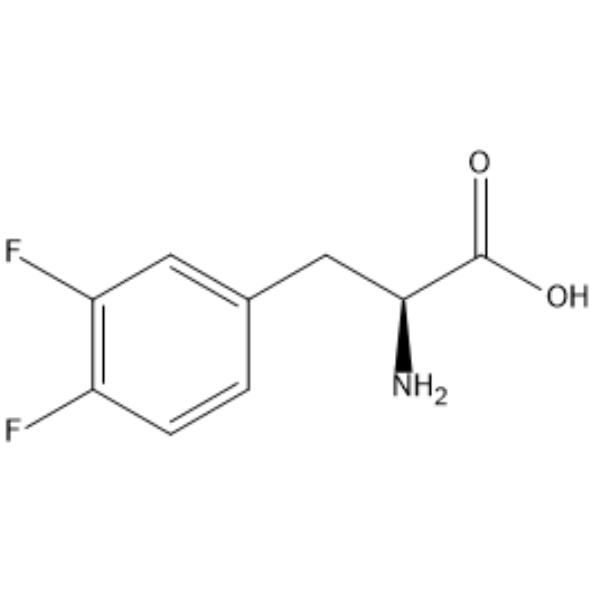 3,4-Difluoro-L-phenylalanine  Chemical Structure