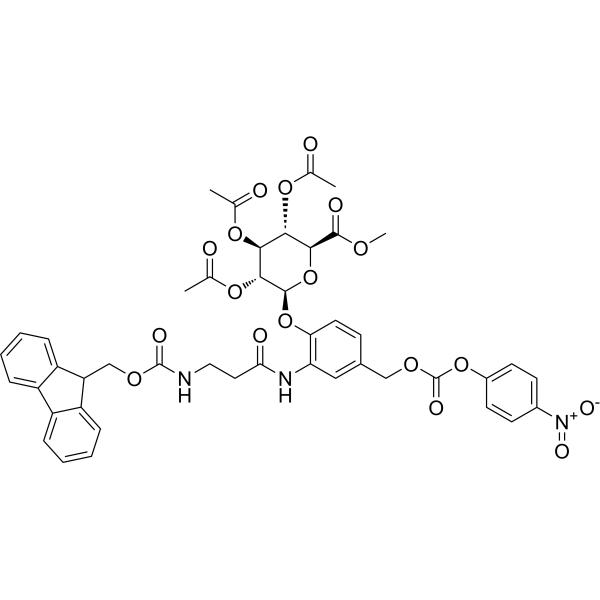 β-D-glucuronide-pNP-carbonate  Chemical Structure