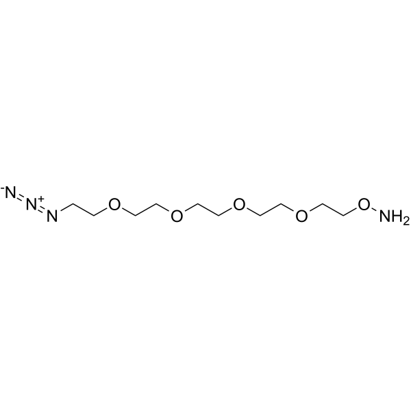 Aminooxy-PEG4-azide  Chemical Structure