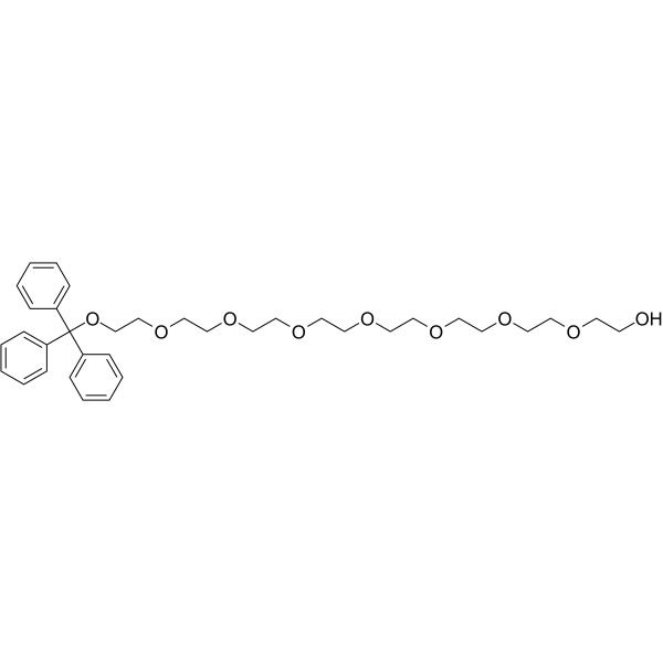 Tr-PEG8-OH  Chemical Structure