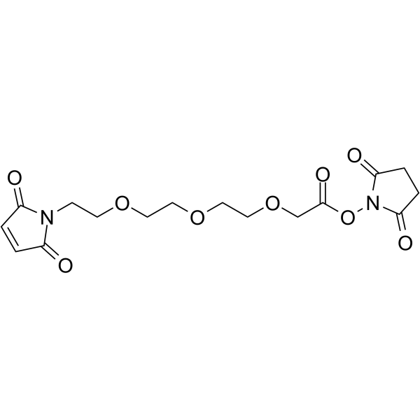Mal-PEG3-C1-NHS ester  Chemical Structure