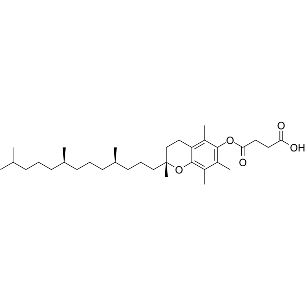D-α-Tocopherol Succinate  Chemical Structure