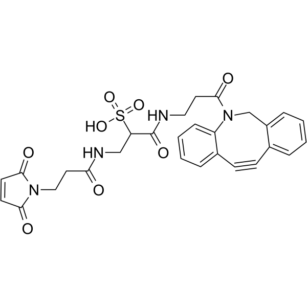 Mal-Sulfo-DBCO  Chemical Structure