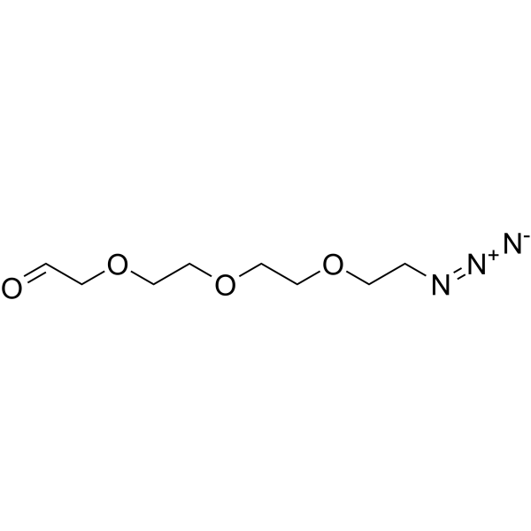 Ald-CH2-PEG3-azide  Chemical Structure