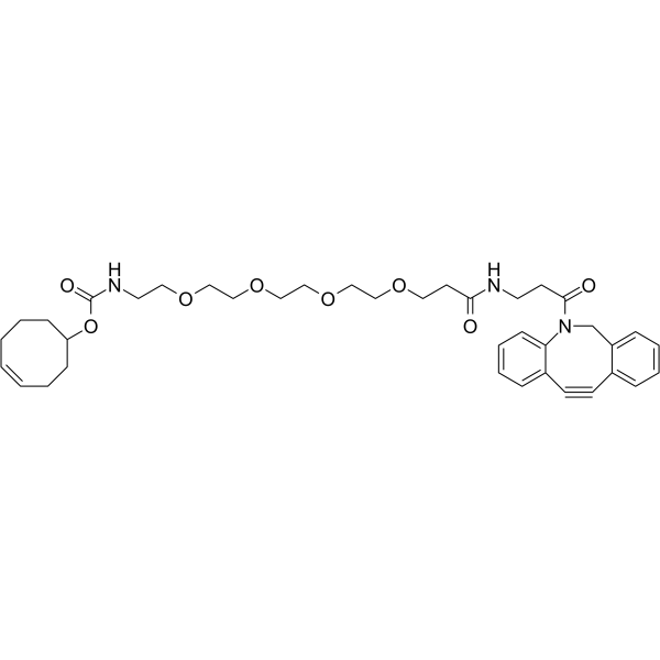 TCO-PEG4-DBCO  Chemical Structure