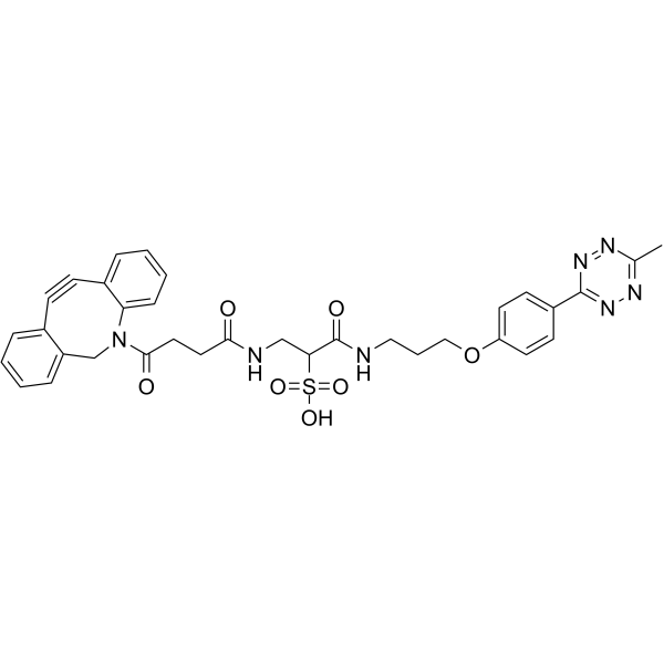 Methyltetrazine-DBCO  Chemical Structure