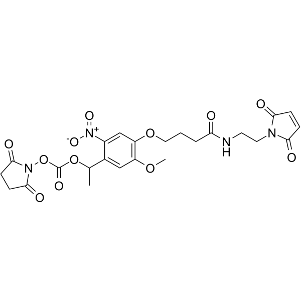 PC Mal-NHS carbonate ester 化学構造