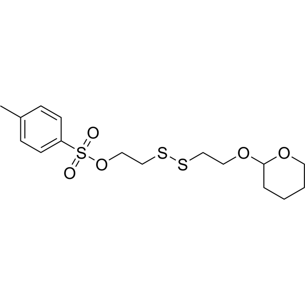 THP-SS-PEG1-Tos  Chemical Structure