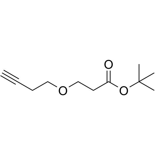 Alkyne-ethyl-PEG1-Boc  Chemical Structure